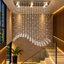 Ver imagem 3 de Lustre Plafon de Teto para Sala de Janta Estar Retangular:70