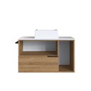 Ver imagem 6 de Gabinete de Banheiro Suspenso 80cm com 1 Toalheiro 2 Portas e 1 Gaveta BH8020 com Cuba Marrom/Mel/Branco