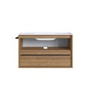 Ver imagem 6 de Gabinete de Banheiro Suspenso 80cm com 1 Toalheiro 1 Porta 1 Gaveta Bh8030 com Lavatorio