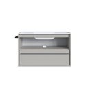 Ver imagem 6 de Gabinete de Banheiro Suspenso 80cm com 1 Toalheiro 1 Porta e 1gaveta com Lavatório