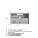 Ver imagem 7 de Gabinete de Banheiro Suspenso 80cm com 1 Toalheiro 1 Porta e 1gaveta com Lavatório