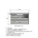 Ver imagem 7 de Gabinete de Banheiro Suspenso 80cm com 1 Toalheiro 1 Porta e 1GAVETA com Lavatório Bege/Arenas