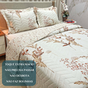 Ver imagem 5 de Cobreleito Queen Size 300 Fios Juliette 03 Pç Super Elegante:palha