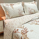 Ver imagem 1 de Cobreleito Queen Size 300 Fios Juliette 03 Pç Super Elegante:palha