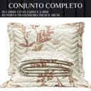 Ver imagem 6 de Cobreleito Queen Size 300 Fios Juliette 03 Pç Super Elegante:palha