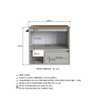 Gabinete de Banheiro Suspenso 60cm com 1 Nicho 1 Toalheiro 1 Porta e 1 Gaveta - 7