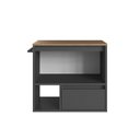 Ver imagem 6 de Gabinete de Banheiro Suspenso 60cm com 1 Nicho 1 Toalheiro 1 Porta e 1 Gaveta