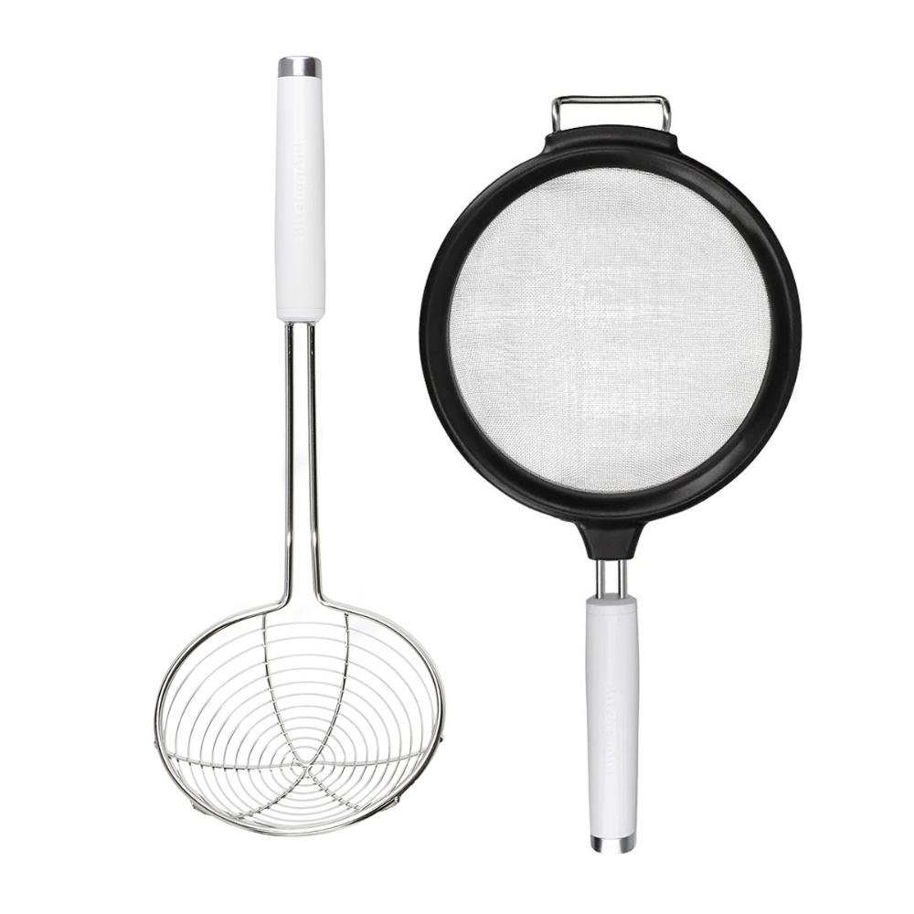 Kit Peneira e Escumadeira em Aço Inox Cozinha Kitchenaid - 1