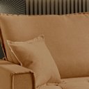 Ver mais imagens de Sofá Cama Dallas 230 cm sem Caixa – Veludo Marrom/Terracota