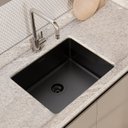 Ver imagem 2 de Cuba para Cozinha Gourmet Pia Aço Inox 54x44x20cm Acetinado Ghelplus Preto