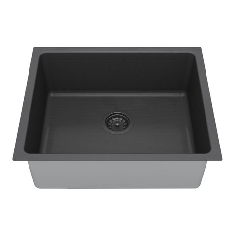 Cuba para Cozinha Gourmet Pia Aço Inox 54x44x20cm Acetinado Ghelplus Preto
