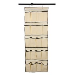 Sapateira Porta e Parede Organizador Vertical Gigante 20 Divisorias Capacidade 10 Pares Dobravel - 1