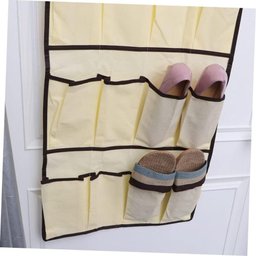 Sapateira Porta e Parede Organizador Vertical Gigante 20 Divisorias Capacidade 10 Pares Dobravel - 6