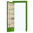 Ver imagem 2 de Sapateira Porta e Parede Organizador Vertical Gigante 20 Divisorias Capacidade 10 Pares Dobravel