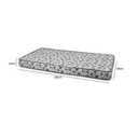 Ver imagem 4 de Cama Box Solteiro 88 Tecido Sintético Branco com Colchão Nápoles Espuma D33 54x88x188
