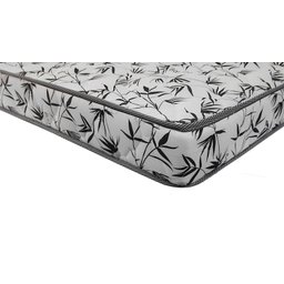 Cama Box Solteiro 88 Tecido Sintético Branco com Colchão Nápoles Espuma D33 54x88x188 - 5