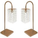 Ver imagem 1 de Kit 2 Abajur Clearcrillic Cristal Acrílico Quadrado NewCobre