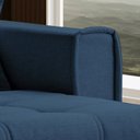Ver imagem 7 de Sofá Cama Dallas 230 cm sem Caixa – Veludo Azul Marinho