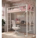 Ver imagem 6 de Beliche Suspenso de Solteiro em Ferro Jolie