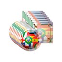 Ver imagem 3 de Kit Capa Sousplat + Guardanapo Copa Bandeiras - 8 Peças