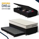 Ver imagem 6 de Cama Box Baú Solteiro com Colchão de Espuma D45 Double Comfort + Auxiliar 88cm