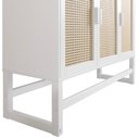 Ver imagem 6 de Aparador Buffet de Madeira com 3 Portas com Palhinha Coleção Blanco Acapulco