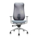 Ver imagem 2 de Cadeira Presidente Ergonômica Arko Cinza com Assento Confortável para Escritório e Home Office