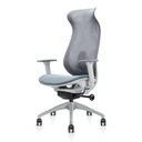 Ver imagem 1 de Cadeira Presidente Ergonômica Arko Cinza com Assento Confortável para Escritório e Home Office
