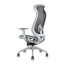Ver imagem 4 de Cadeira Presidente Ergonômica Arko Cinza com Assento Confortável para Escritório e Home Office