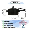 Ver imagem 3 de Panela de Pressão 2.5 Lts C/ 5 Camadas Antiaderente Inmetro:preto