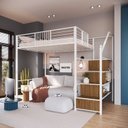 Ver imagem 1 de Beliche Suspenso com Escada Morgan Branco