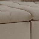 Ver imagem 6 de Sofá Cama Dallas 270 cm sem Caixa – Veludo Bege Castor