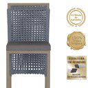 Ver imagem 4 de 7 Banqueta em Alumínio Roma Fendi Corda Náutica Tecido 11
