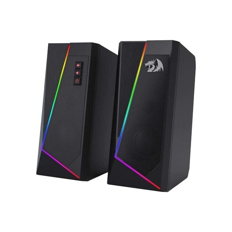 Caixa de Som Gamer para Pc Redragon Anvil Gs520 Rgb - Rosa | MadeiraMadeira