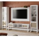 Ver imagem 1 de Rack para Tv com Portas de Palhinha Indiana Coleção Acapulco