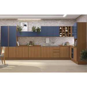 Kit de Cozinha Completa 22 Peças Ciela 2 (5aéreos+6balcões+3paneleiros+8complementos) C22p82
