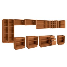 Kit de Cozinha Completa 22 Peças Ciela 2 (5aéreos+6balcões+3paneleiros+8complementos) C22p82 - 3