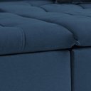 Ver imagem 7 de Sofá Cama Dallas 270 cm sem Caixa – Veludo Azul Marinho