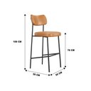 Ver imagem 7 de Kit 2 Banqueta Alta Maia Bar Cozinha Espaço Gourmet Whisky