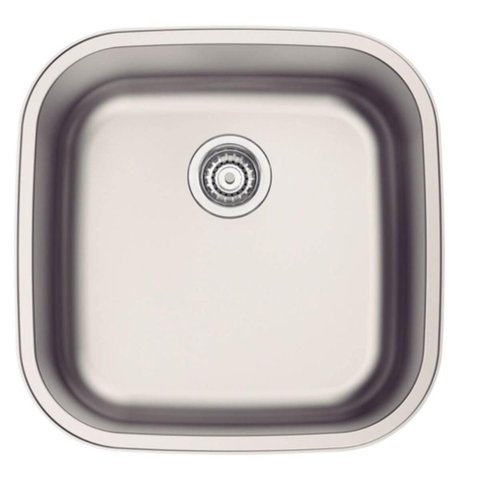 Cuba de Embutir ou Sobrepor 40cm Tramontina Inox Escovado 28l Cozinha Modelo Aria Maxi 40 Bs
