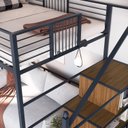 Ver imagem 6 de Beliche Suspenso com Escada Morgan Solteiro