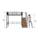 Ver imagem 7 de Beliche Suspenso com Escada Morgan Solteiro