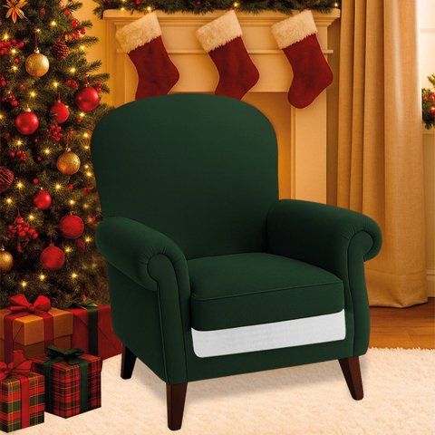 Poltrona Natalina Papai Noel Jingle Bells Suede