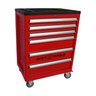 Carrinho de Ferramentas 6 Gavetas e 4 Rodas - 1