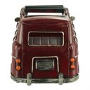 Ver imagem 5 de Carro Antigo Passeio Vinho 14x12.5x31cm Estilo Retrô Vintage