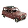 Carro Antigo Passeio Vinho 14x12.5x31cm Estilo Retrô Vintage - 1