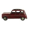 Carro Antigo Passeio Vinho 14x12.5x31cm Estilo Retrô Vintage - 4