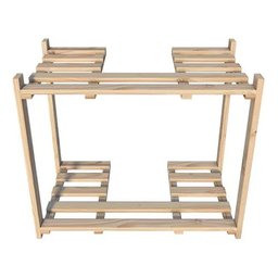 Armário Aéreo P/ Cozinha Área de Serviço 2 Andares Multiuso Technox Marron - 3