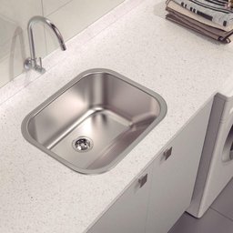 Tanque Hera Tramontina para Lavar Roupa Inox de Lavanderia - 6