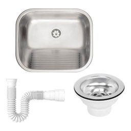 Tanque Hera Tramontina para Lavar Roupa Inox de Lavanderia - 1